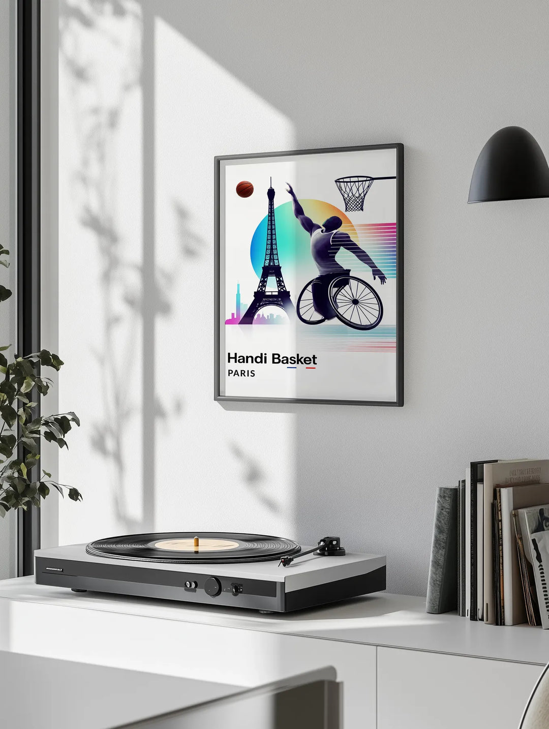 Handi Basket Paris Poster