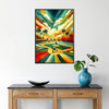 decor vintage baseball poster timeless spirit America favorite pastime unique wall art thoughtful gift enthusiasts stunning print captivating artwork