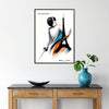 essence fencing Paris Olympics stunning poster wall art thoughtful gift print flair space sport city magic artwork frame style