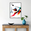 2024 Paris Olympics exclusive Golf Art Poster stunning wall perfect gift sports enthusiasts lovers space vibrant artwork available multiple sizes A4 cm A0