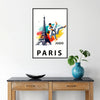 affiche exclusive Jeux Olympiques 2024 Paris judo toute splendeur cadeau passionnés sport poster unique disponible encadrement