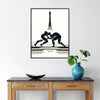 Affiche exclusive JO 2024 un hommage lutte Paris cadeau passionnés sport décoration murale formats A4 cm A0