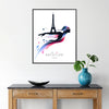 excitement Paris Olympics stunning swimming poster home office vibrant wall art ideal gift sports enthusiasts various sizes A4 cm A0
