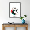 thrill Parisian charm exclusive 2024 Paris Olympics poster stunning print essence games perfect wall art gift sizes A4 cm A0