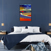 univers Formule 1 affiche audacieuse teintes vert orange cadeau parfait passionnés vitesse formats A4 A0