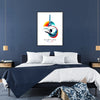 excitement 2024 Paris Olympics vibrant surfing poster wall art unique gift stunning print Parisian flair athletic adventure framed frameless version artwork