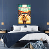 Elegant Lady Indian Wells tennis artwork perfect for any sports enthusiast elegant living room interior framed print