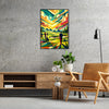decor vintage golf art prints timeless elegance sport gift poster ideal wall charm classic design size A4 A0 touch flair today