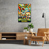 une touche sportive décoration affiche rugby captivante cadeau passionnés esprit formats A4 cm A0