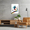 spirit Paris Olympics stunning football prints unique poster wall art vibrant artwork ideal gift sports enthusiasts print decor